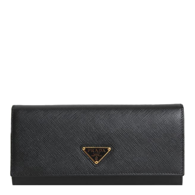 Prada Black Leather Prada Wallet