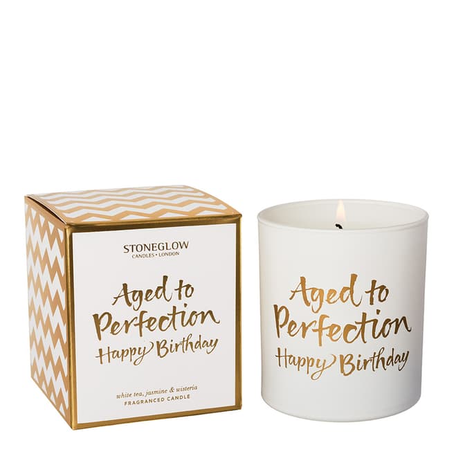 Stoneglow Candles Occasions - Aged To Perfection Happy Birthday Tumbler