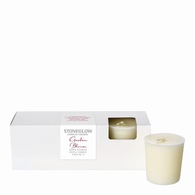 Stoneglow Candles Botanic - Garden Bloom Candle Refill 3 Pack