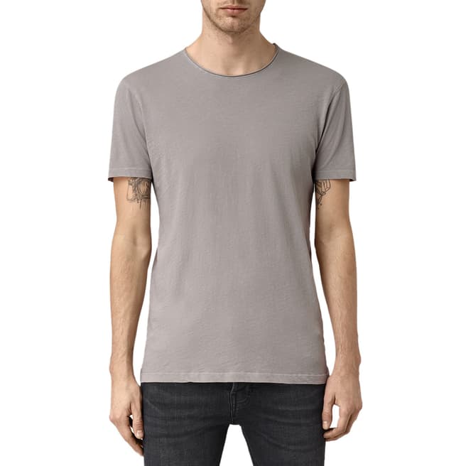 AllSaints Ash Grey Figure T-Shirt
