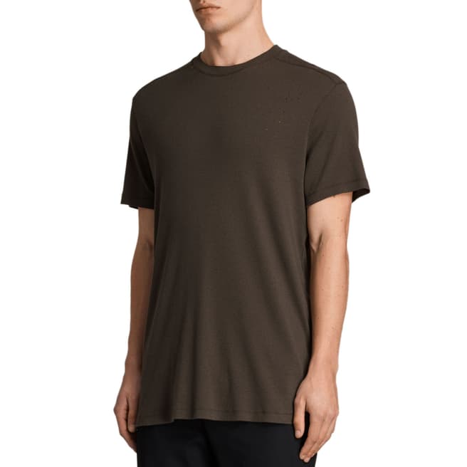 AllSaints Khaki Bryan T-Shirt
