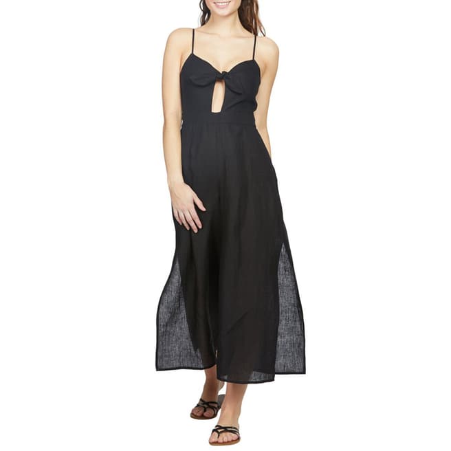 Seafolly Black Tie Front Jumpsuit
