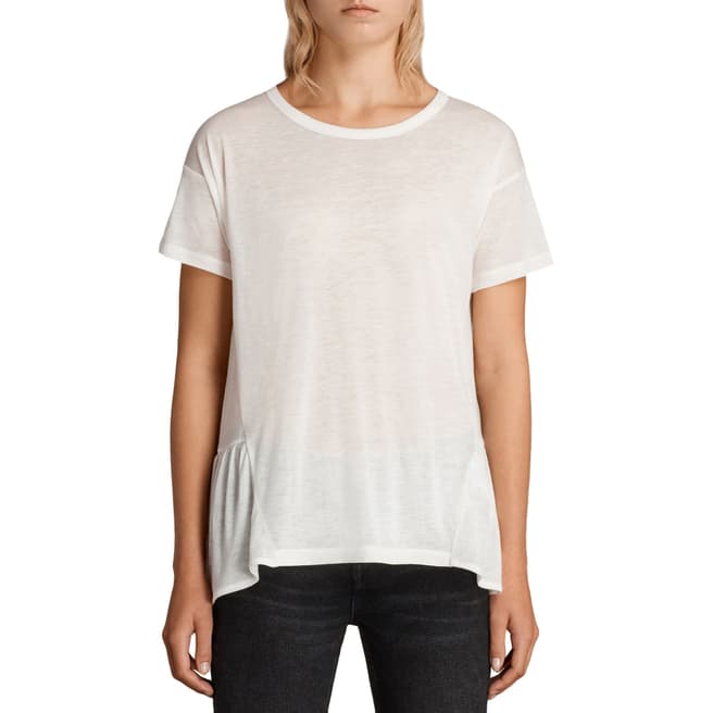 AllSaints White Zita T-Shirt