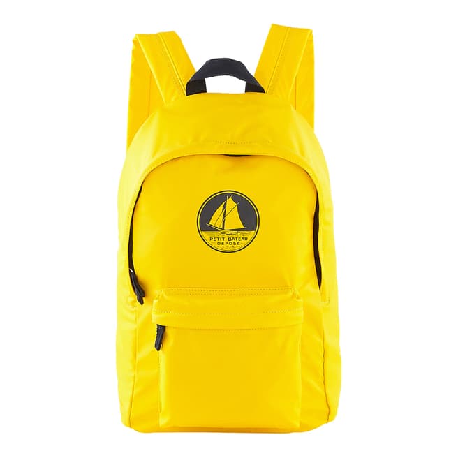 Petit Bateau Yellow Waterproof Backpack