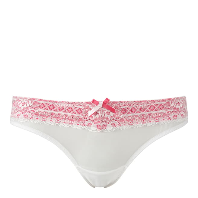 Panache Ivory/Pink Sophie Thong