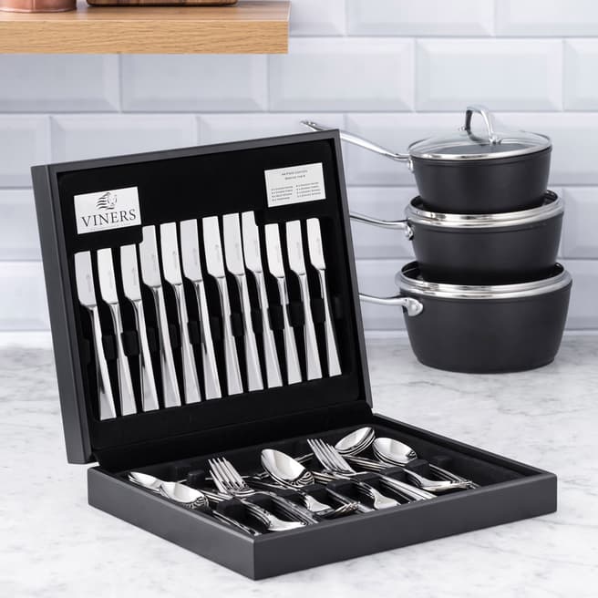 Viners 44 Piece Mayfair Wooden Canteen Giftbox