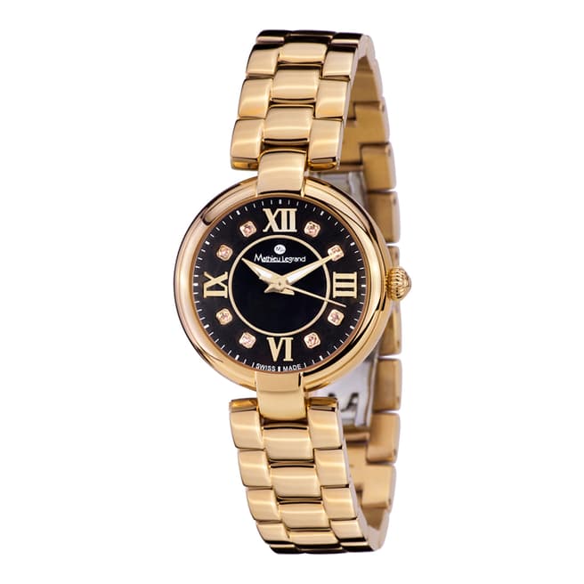 Mathieu Legrand Women's Gold Stainless Steel Watch