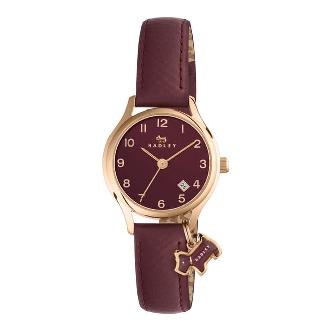 Radley Purple Leather Strap Watch