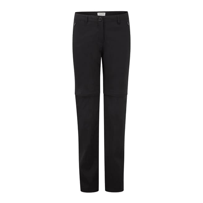 Craghoppers Black KiwiPro Stretch Lined Trousers