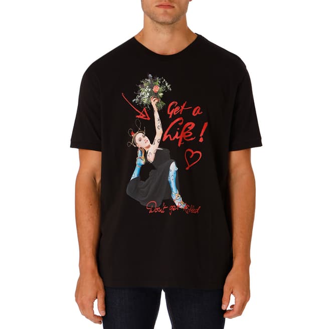 Vivienne Westwood Black Oversized Print T-Shirt
