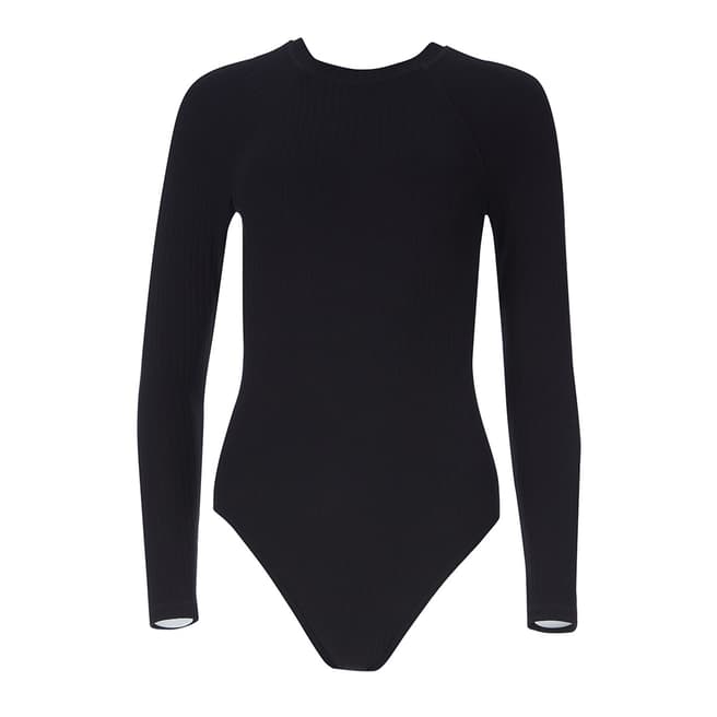 Seafolly Black Long Sleeve Surfsuit