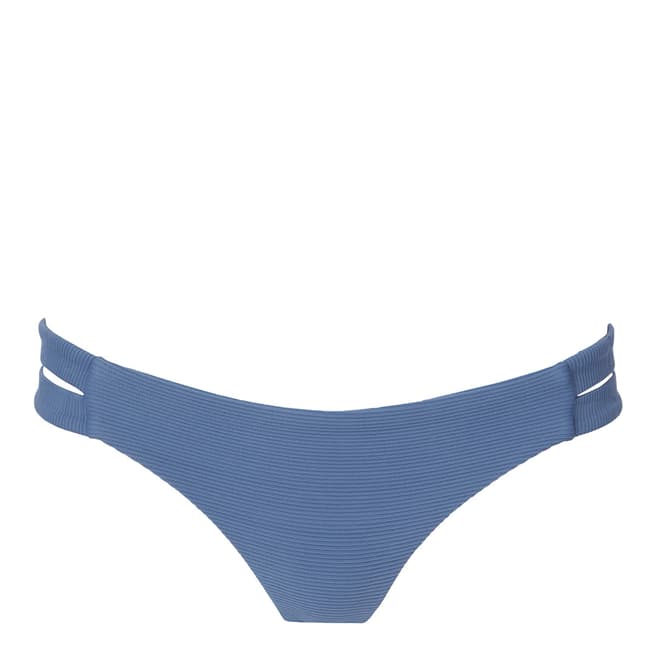 Milea By Seafolly Washed Denim Mini Rib Double Bant Hipster