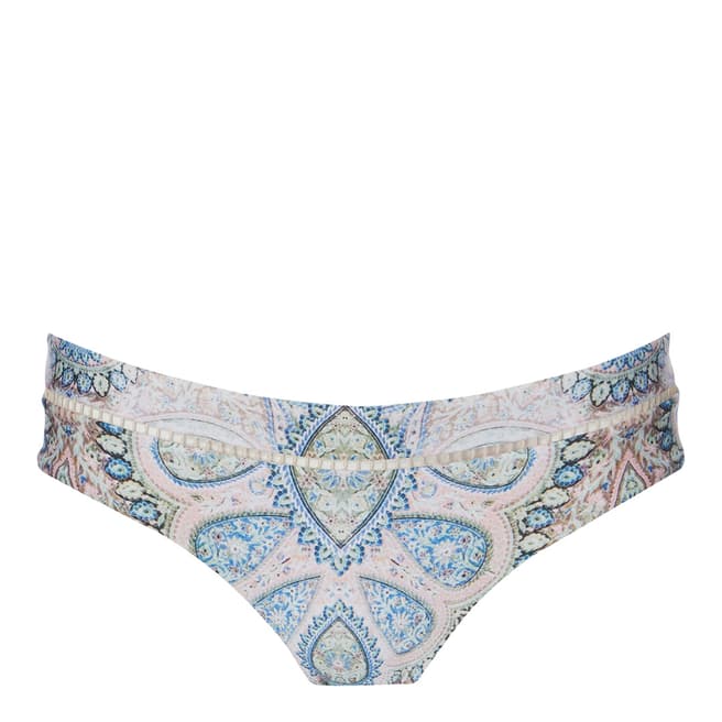 Milea By Seafolly Pink Chinoiserie Hipster Pant