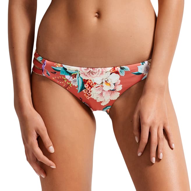 Milea By Seafolly Warm Spice Islands Double Band Hipster