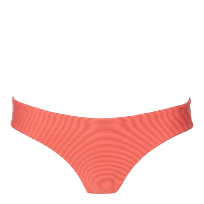 Milea By Seafolly Spiced Coral Mini Rib Hipster Pant