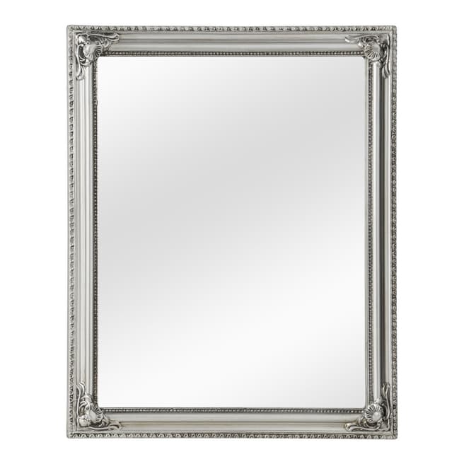 Fifty Five South Classic Silver Finish Wall Mirror