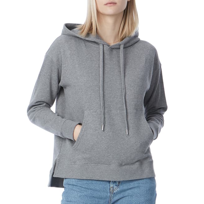 N°· Eleven Grey Cotton Hooded Sweatshirt
