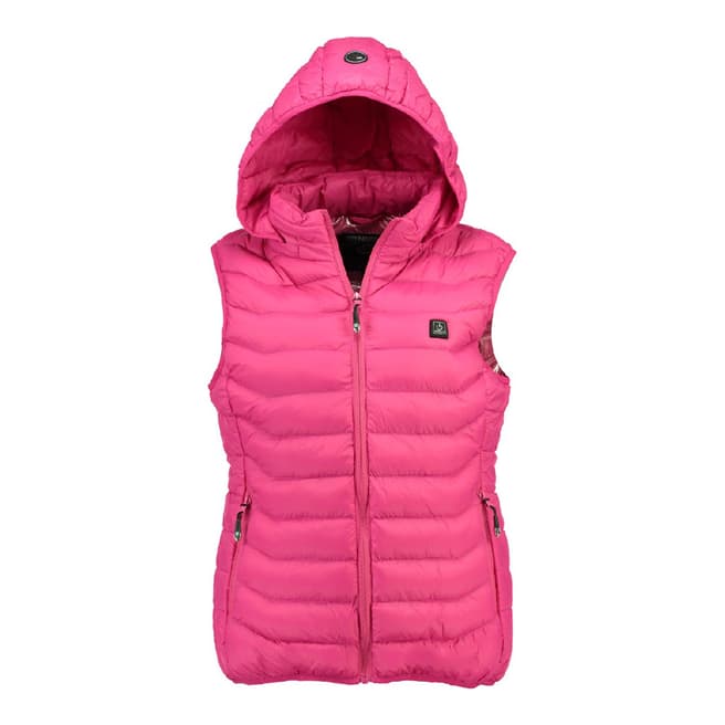 Geographical Norway Fuschia Warm Up Vest 