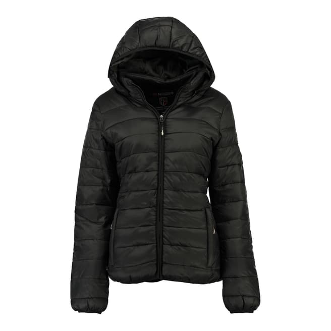 Geographical Norway Black Areca Hood Jacket
