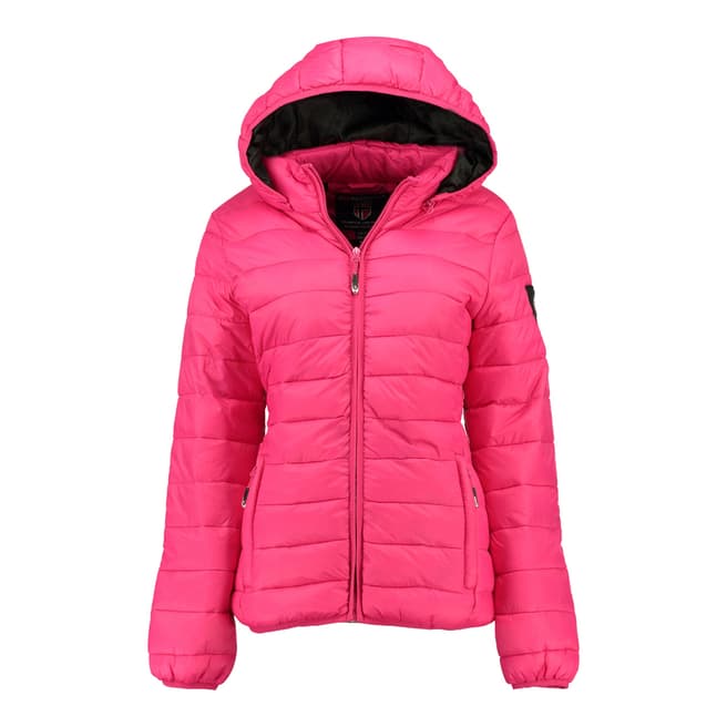 Geographical Norway Pink Areca Hood Jacket