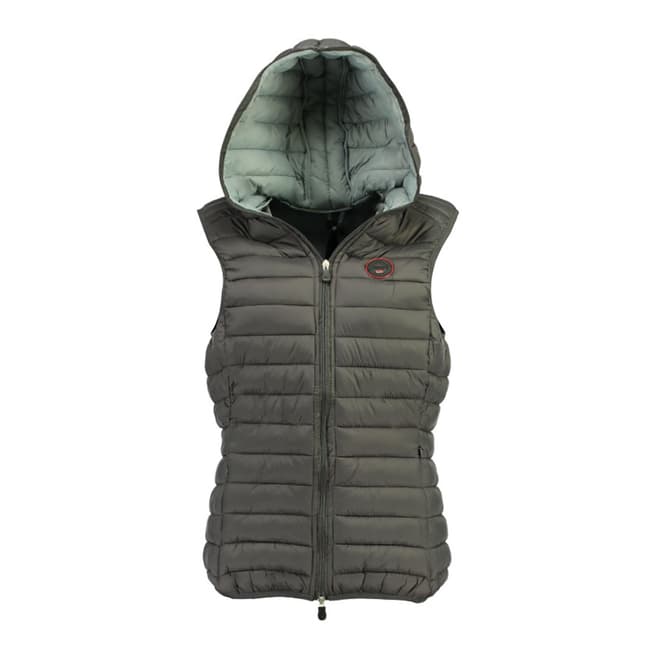 Geographical Norway Taupe Vafne Hood Gilet