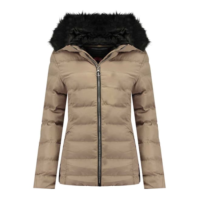 Geographical Norway Taupe Angely Parka 
