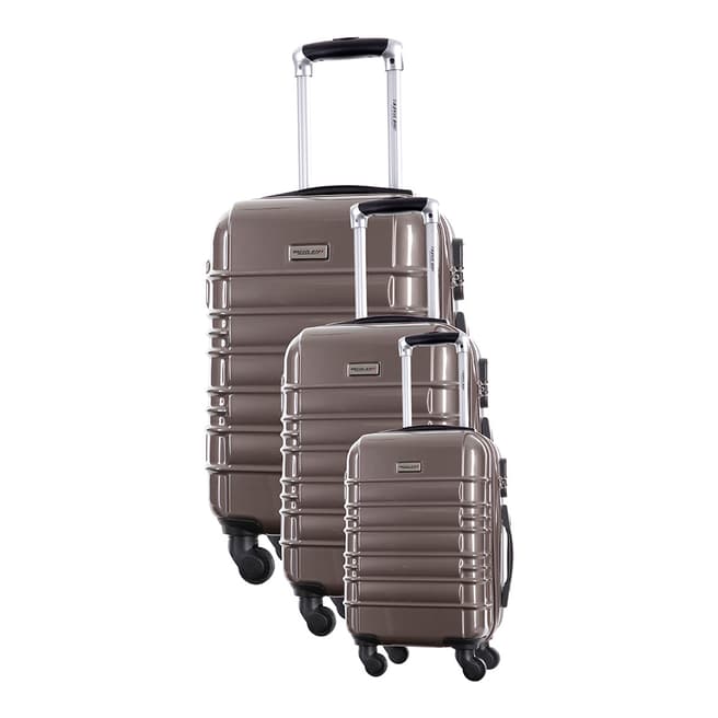 Travel One Set of 3 Cafe Maryhill 8 Wheel Suitcase S/M/L