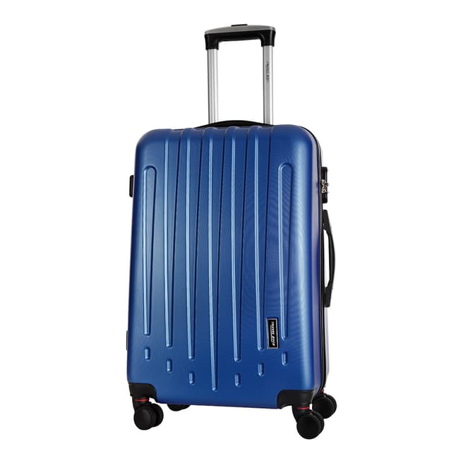 Travel One Blue Haryana 8 Wheel Suitcase 60cm