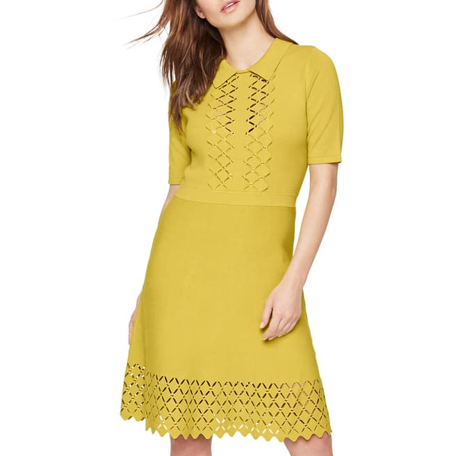 Damsel In A Dress Mustard Liona Knit Dress