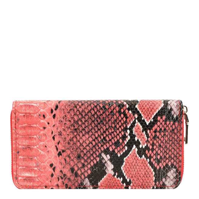 Carla Ferreri Red Leather Wallet