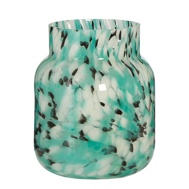 Premier Housewares Calla Medium Speckle Effect Glass Vase