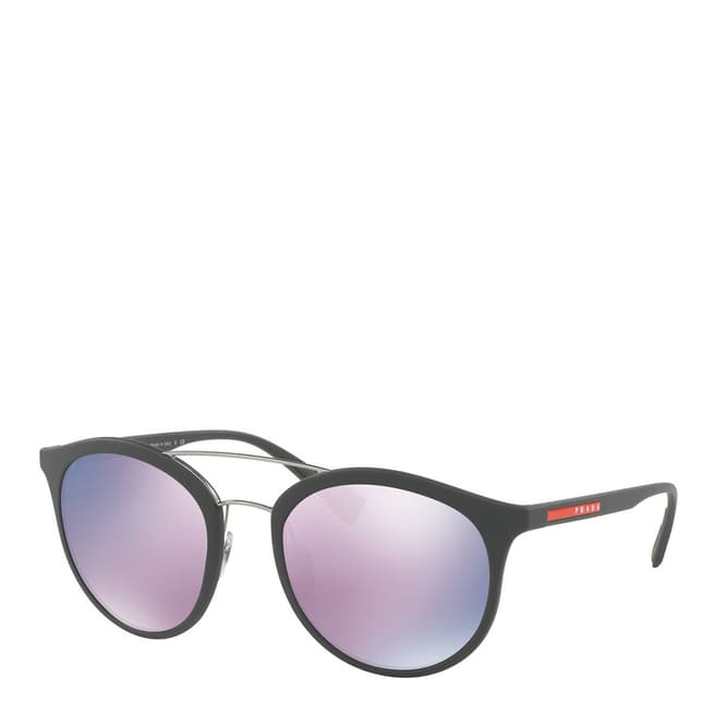 Prada Sport Unisex Grey/Pink Linea Rossa Sunglasses 54mm