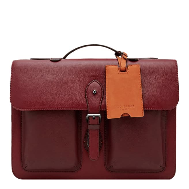 Ted Baker Red Leather Satchel