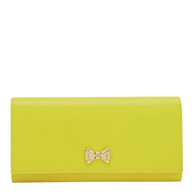 Ted Baker Yellow Curved Bow Fold Matinee