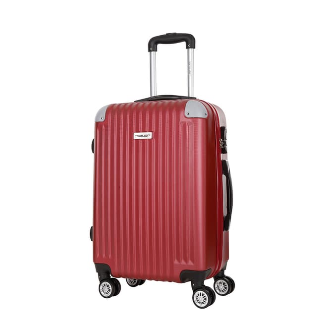 Travel One Burgundy 8 Wheel Tecapa 2 Suitcase 56cm