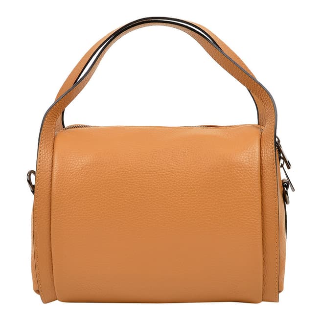 Luisa Vannini Brown Top Handle Bag