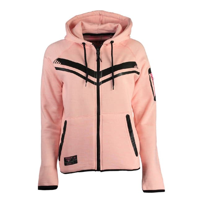Geographical Norway Light Pink Fluence Hoodie