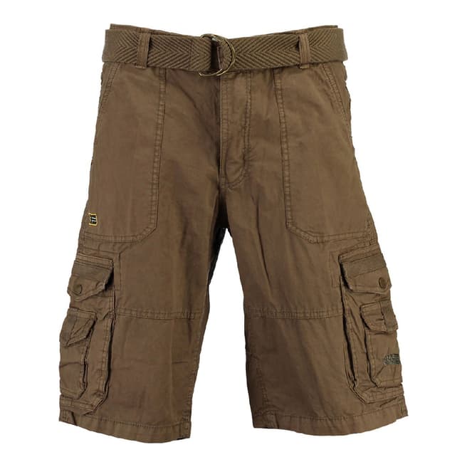 Geographical Norway Natural Perou Cotton Shorts