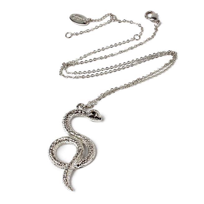Amrita Singh Silver Snake Pendant Necklace