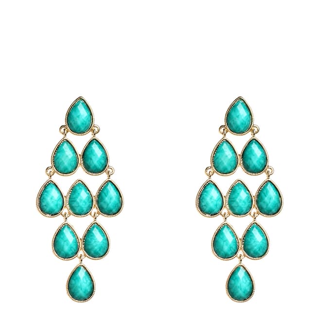 Amrita Singh Turquoise Crystal Earrings