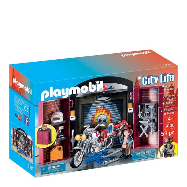 Playmobil Bike Shop Play Box