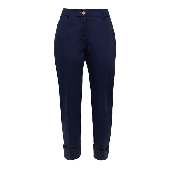 Ted Baker Navy Saydii Stretch Cotton Chinos