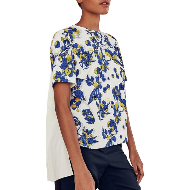 Ted Baker White Sophee Floral Top