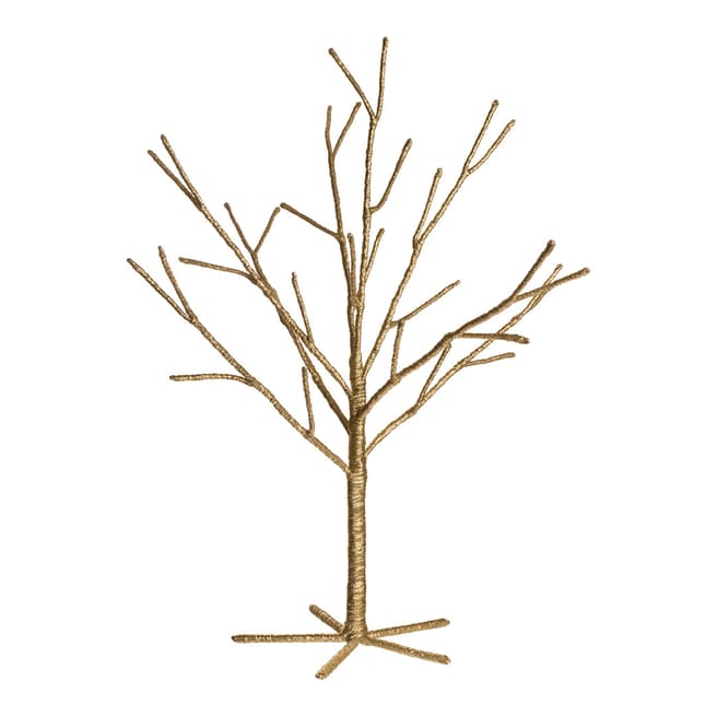 Festive Gold Thread Tree 60cm