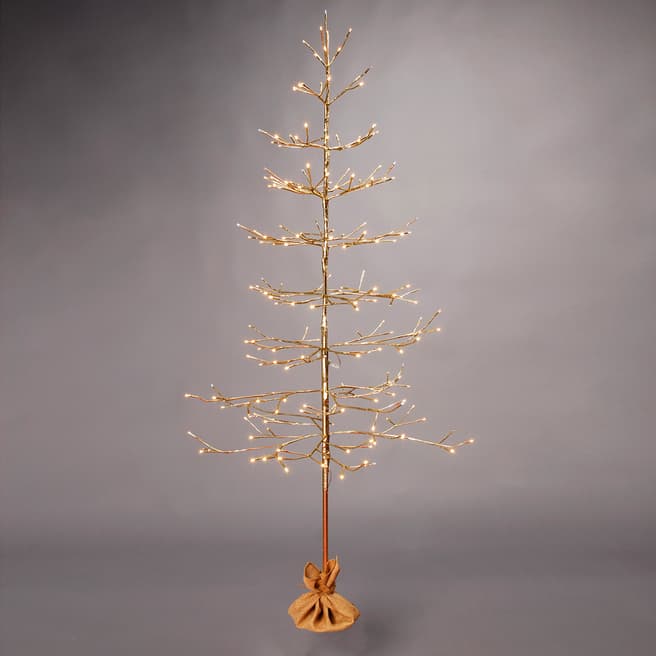 Festive 120cm Champagne Gold Twig Tree