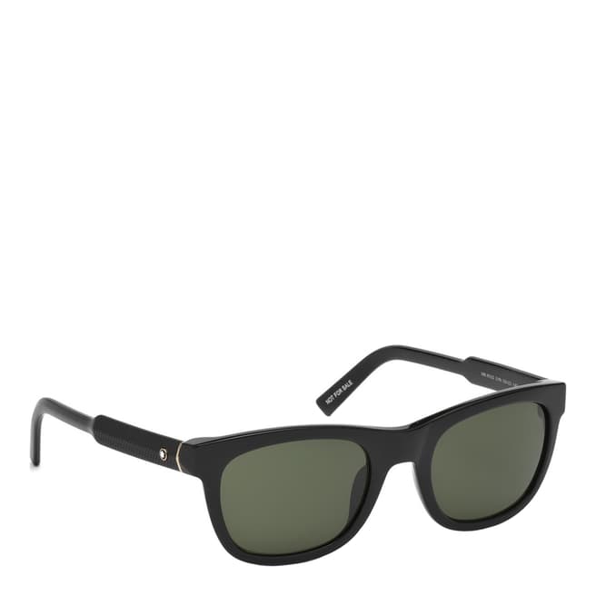 Montblanc Unisex Black/Green Montblanc Round Sunglasses 53mm