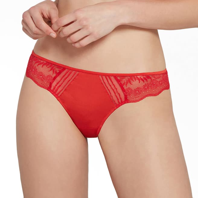 Lou Red Amazone Thong