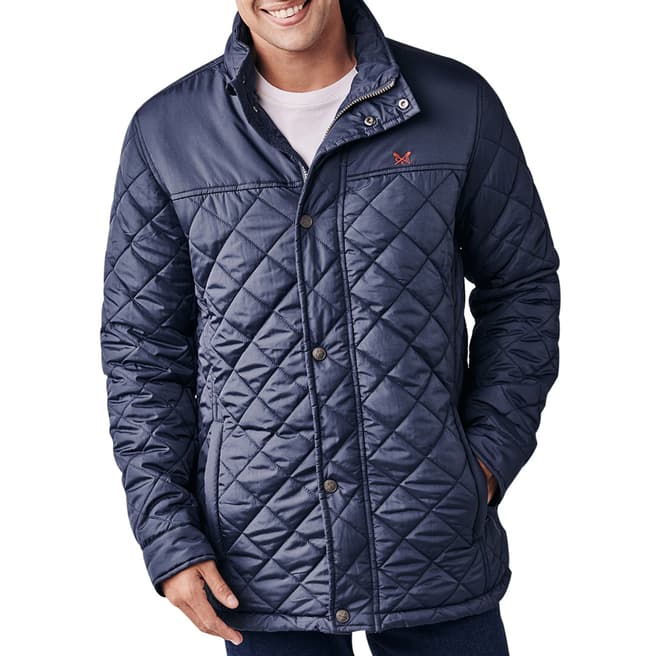 Crew Clothing Navy Lightweight Quilted Jacket