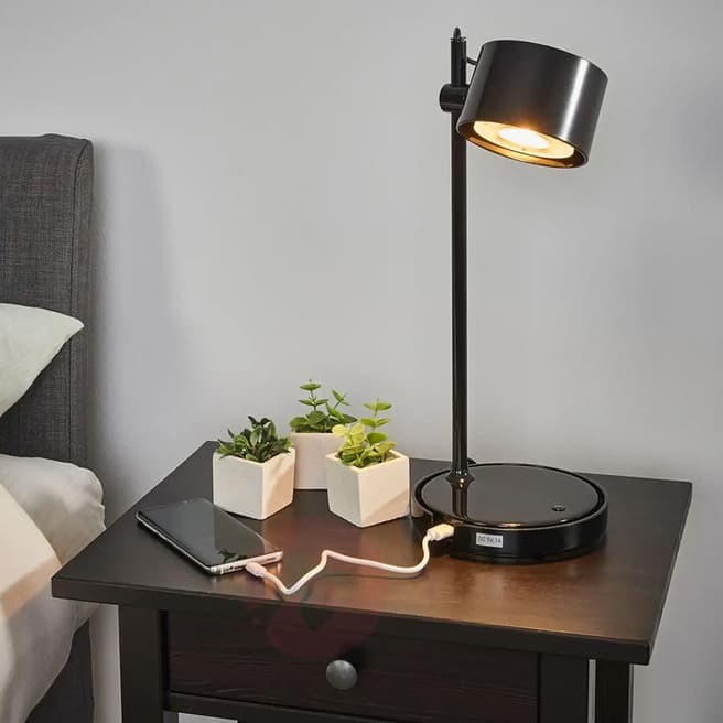 Nordlux Black iDual Jasmine Table Lamp