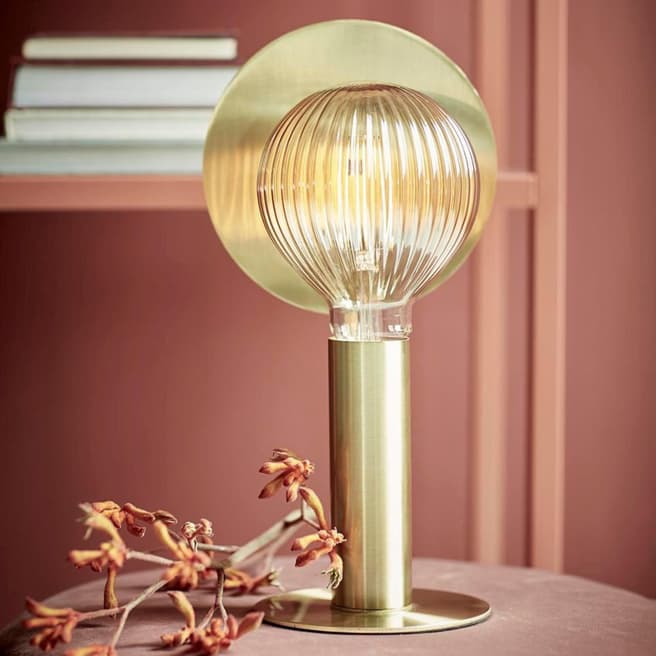 Nordlux Brass Dean Disc Table Lamp